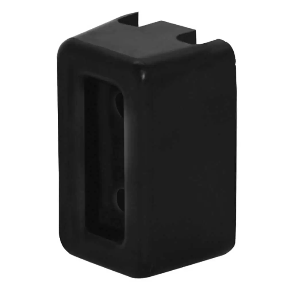 5" x 3.46" x 2.5" Rubber Dock Bumper with 2.187" Hole Centers