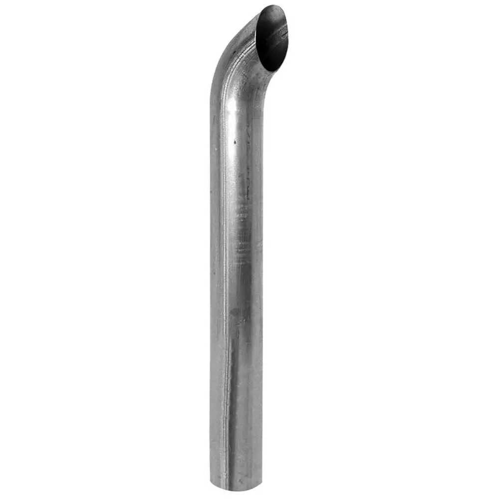 5" x 36" Curved Aluminized 16ga Exhaust Stack Pipe