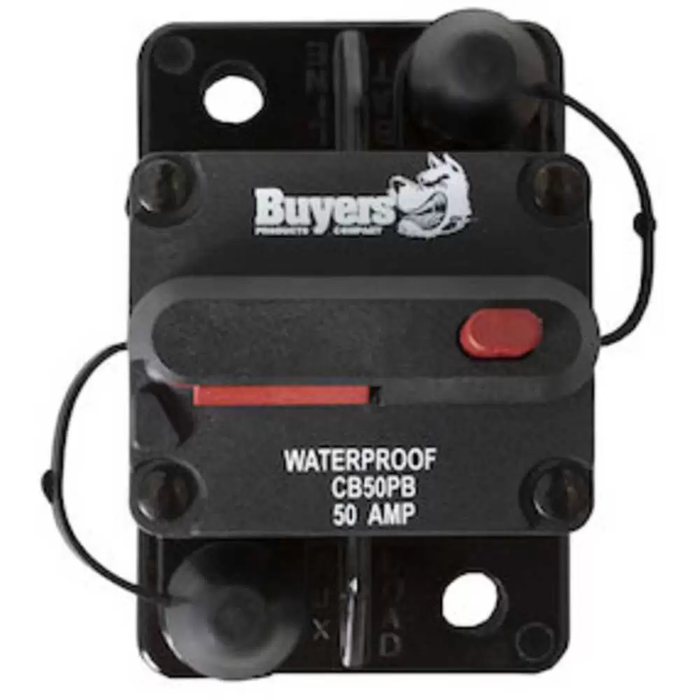 50 AMP Circuit Breaker with Manual Push-to-Trip Reset