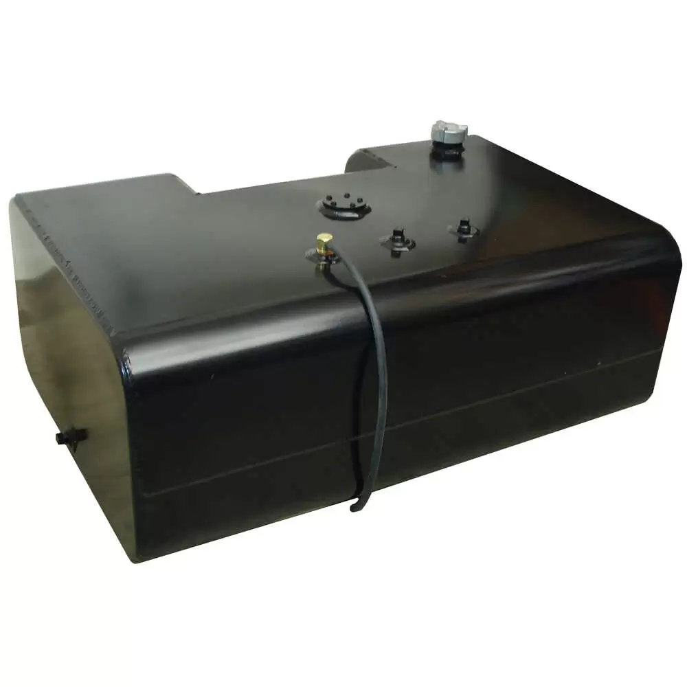50 Gallon Right Side Rectangular Steel Fuel Tank with Step Inset