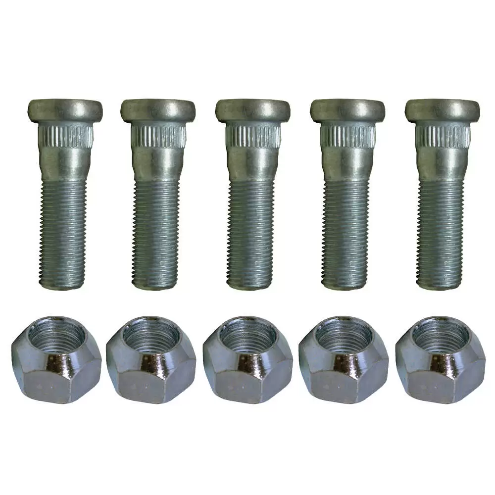 5/8-18 x 2-3/16" Lug Studs & Nuts Kit, GMC Workhorse Chevy Dodge
