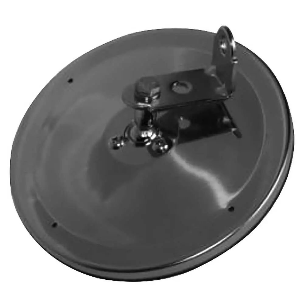 6" Center mount convex mirror, stainless steel