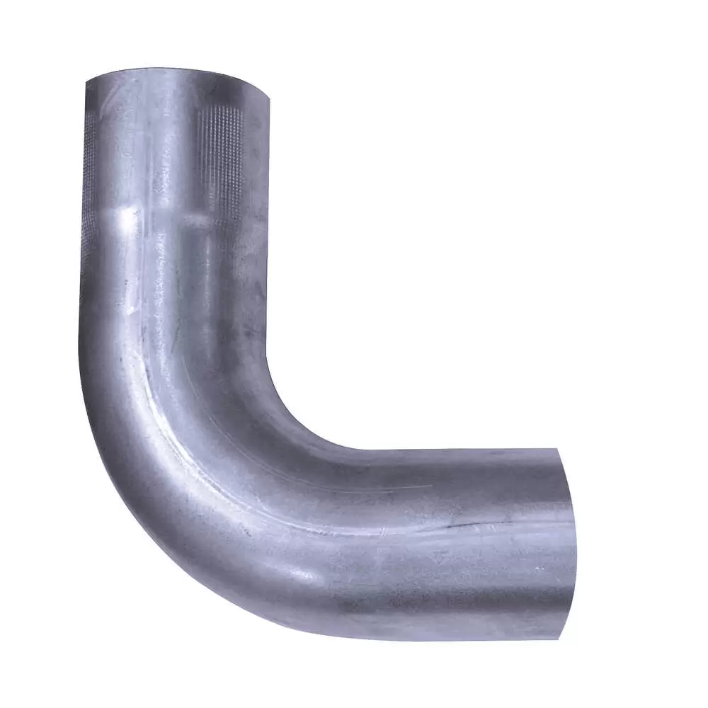 6" Dia 90-Degree Aluminized Exhaust Elbow with 18" Legs