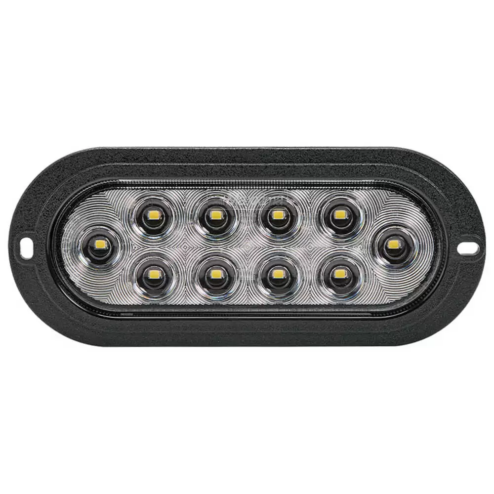 6 Oval LED Back-Up Lamp - Integrated Flange Mount