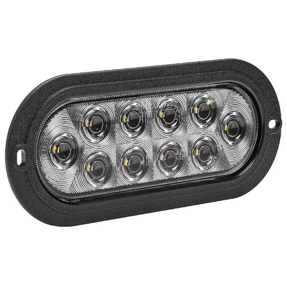 6 Oval LED Back-Up Lamp - Integrated Flange Mount