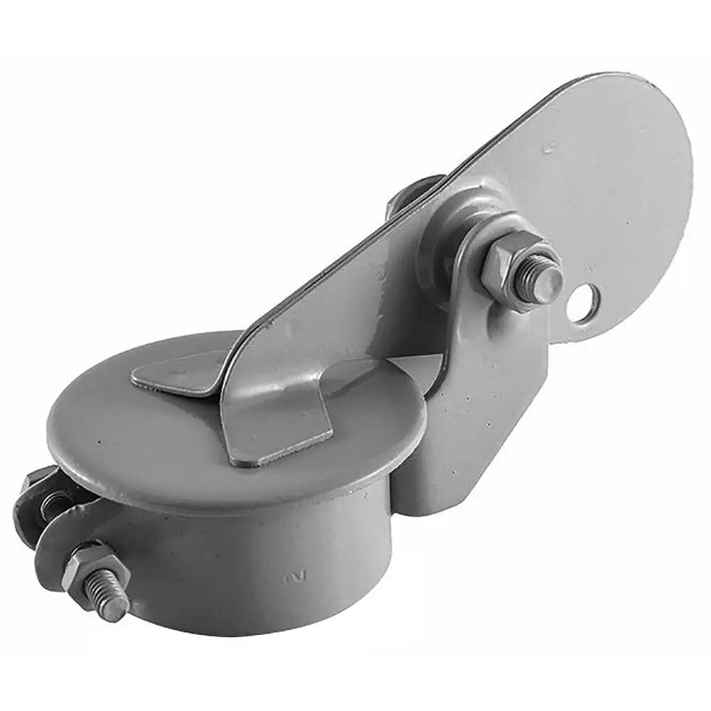 6" Truck Exhaust Rain Cap Powder Coat Gray