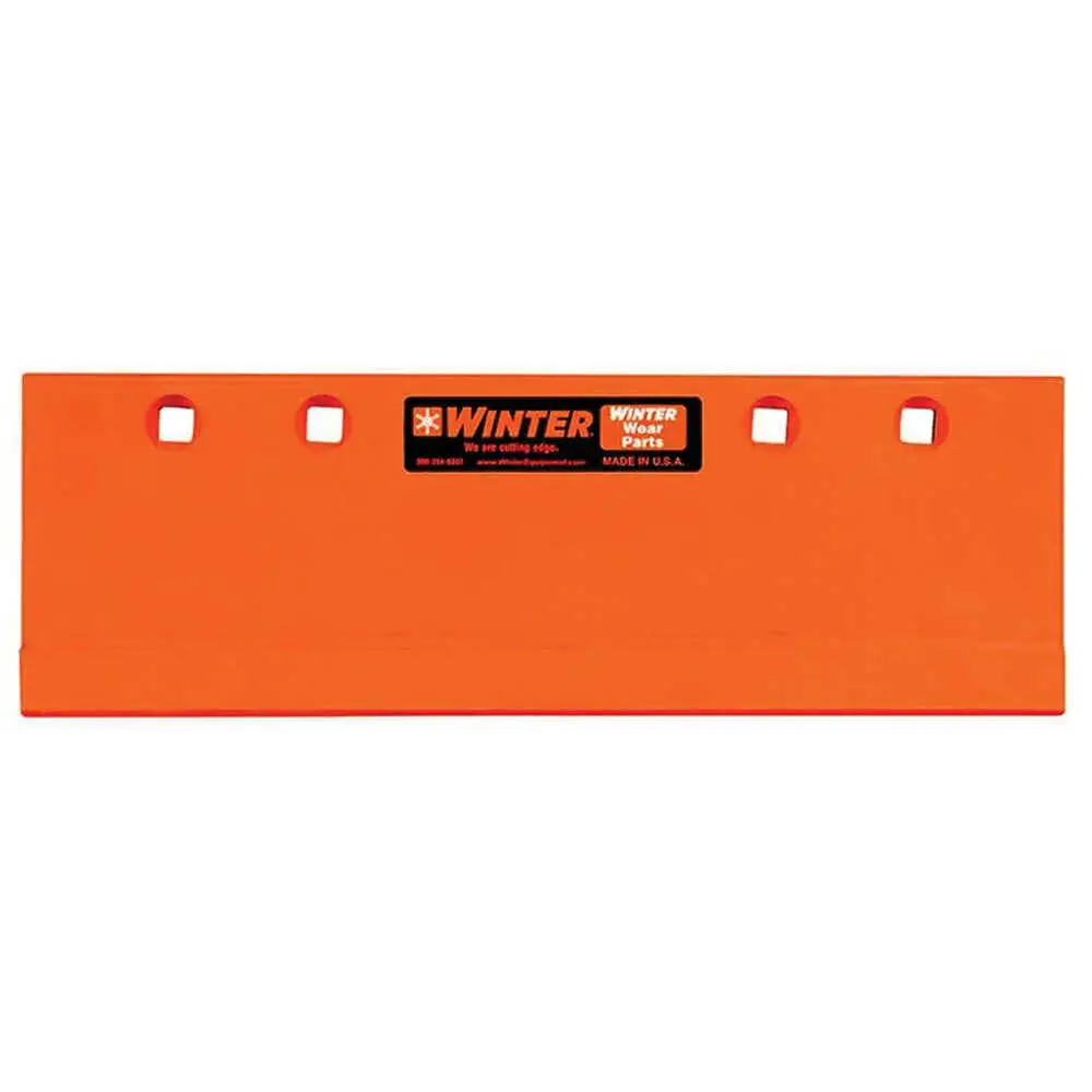 6" x 12" x 3/4" Winter PlowGuard Straight, Cover Plate & Winter Carbide