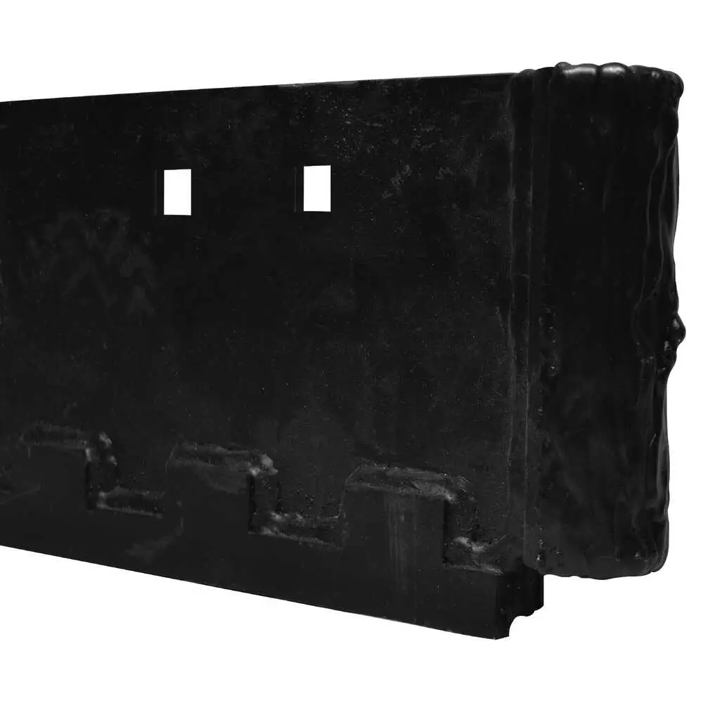 6" x 22" x 3/4" Left Sabre Curb Guard, Hardox, Carbide Insert & Curb Bar