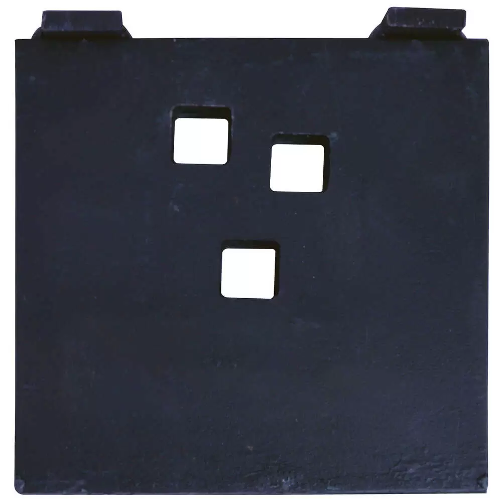 6" x 6" Carbide Universal Anti-Wear Plate for Snowplow Cutting Edges for 5/8" Bolts