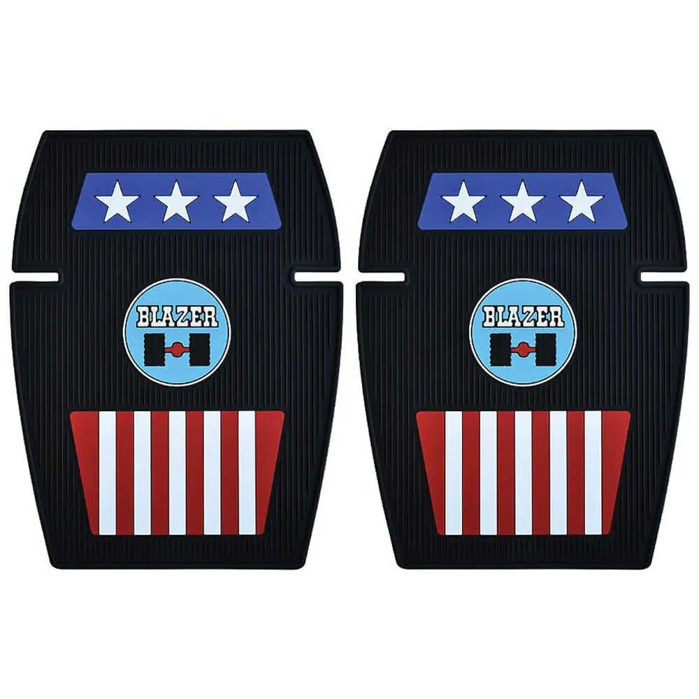 69-95 Chevrolet Blazer Full Size Rubber Floor Mats Set, "Americana"