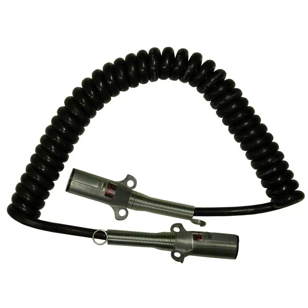 7 Conductor Coiled Cable Assembly - Velvac 590157