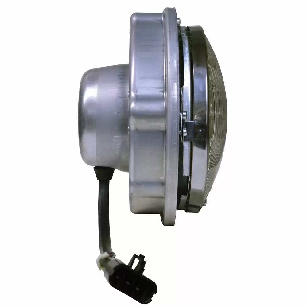 7" Halogen Headlight & Bucket Assembly with Stainless Steel Retaining Ring