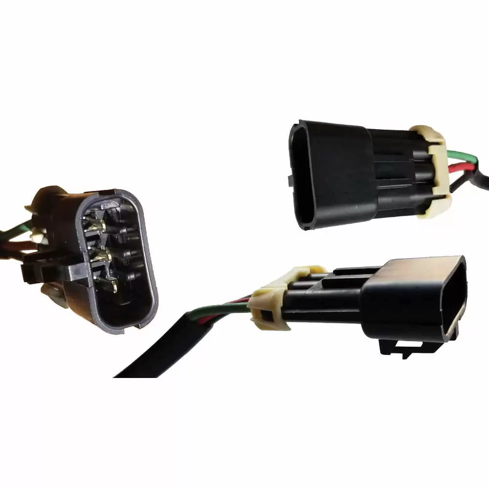 7" Halogen Headlight & Bucket Assembly with Stainless Steel Retaining Ring