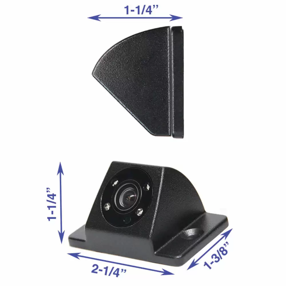 7" Monitor Rear View Wired Camera System with Fixed Night Vision Camera