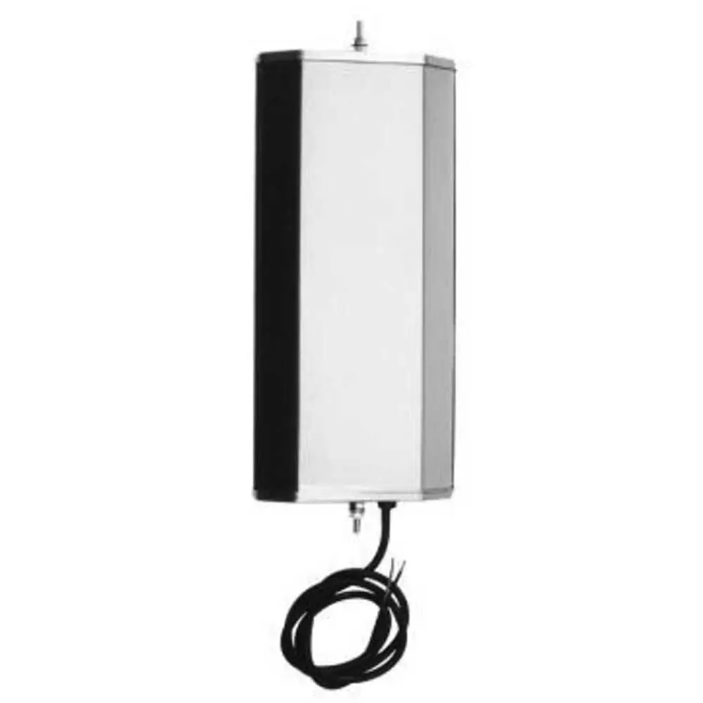 7" x 16" Angle back square corner mirror, stainless steel - Heated