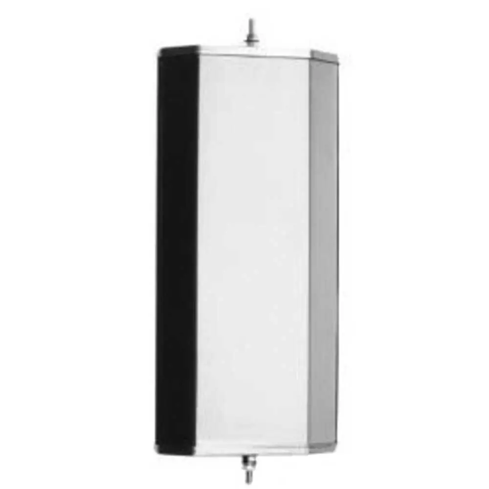 7" x 16" Angle Back Square Corner Mirror, Stainless Steel - universal