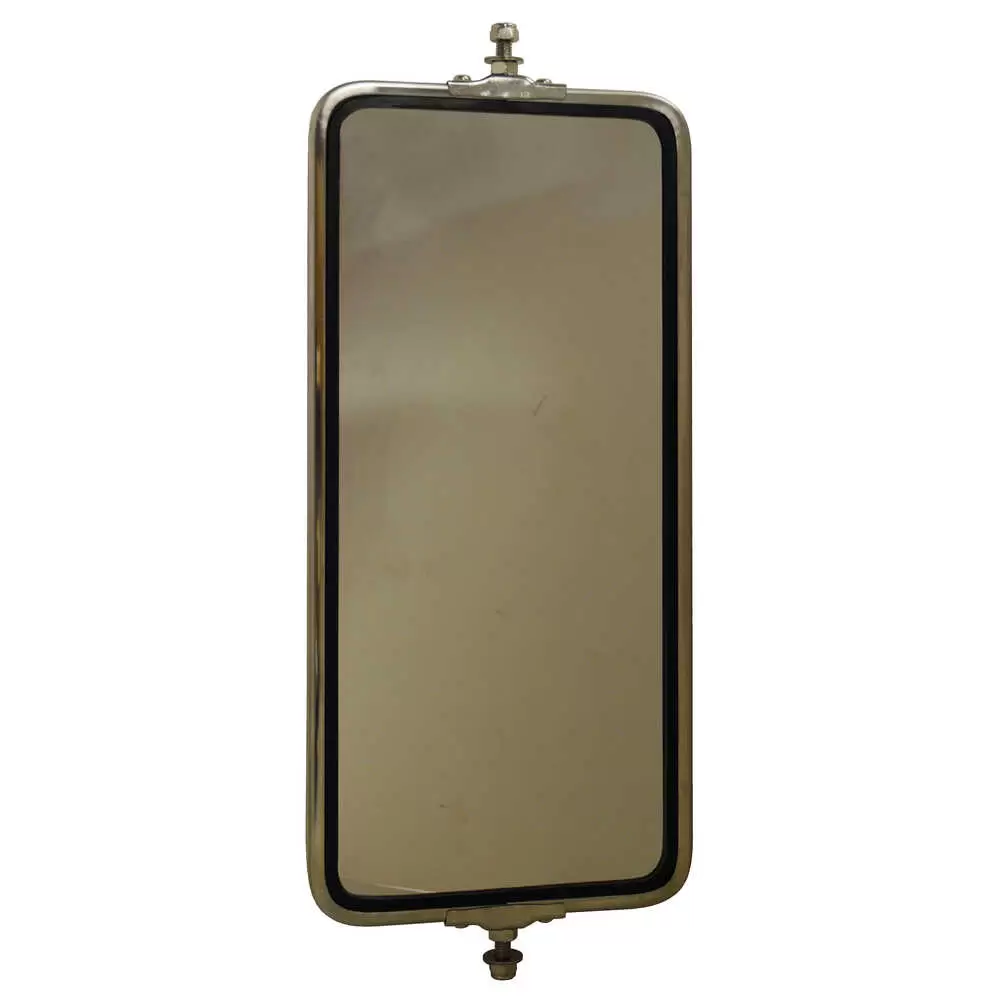 7" x 16" Polished Stainless Steel West Coast Mirror Head - universal - Retrac 601272 