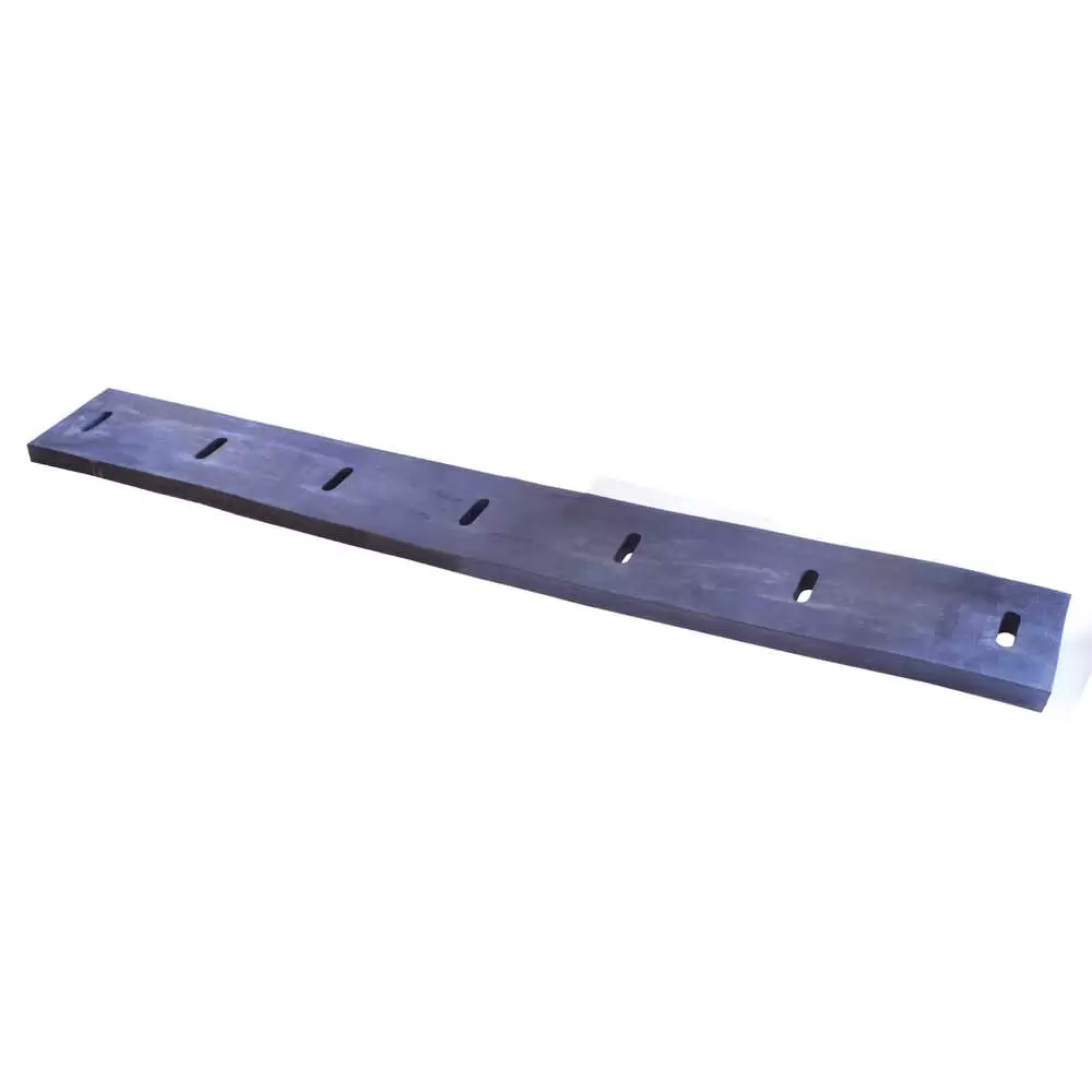7' x 8" x 1-1/2" Rubber Cutting Edge Blade, 7-hole Pattern on the Blade - Fits Meyer ST-84