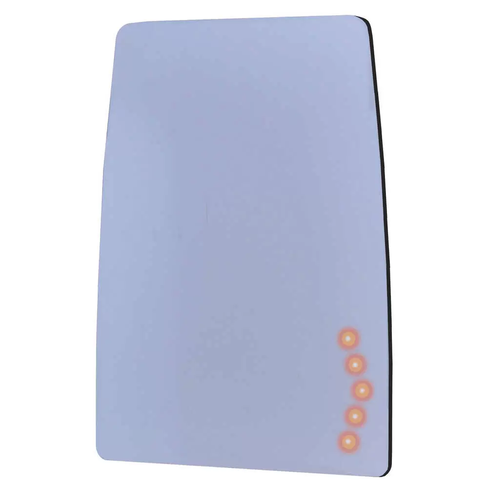 7" x 9.5" Right Flat Glass with LED Turn Arrow - Passenger side