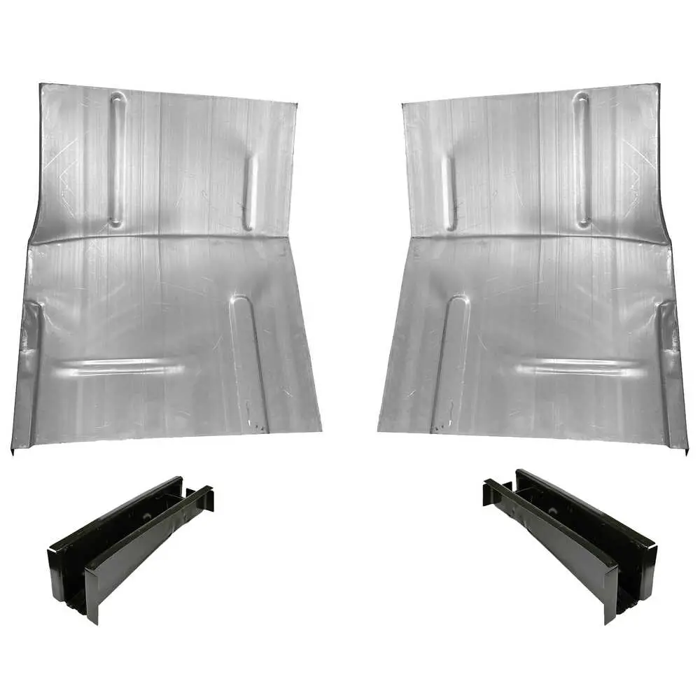 73-91 Chevrolet Blazer Cab Floor Pan with Backing Plate & Floor Support Kit
