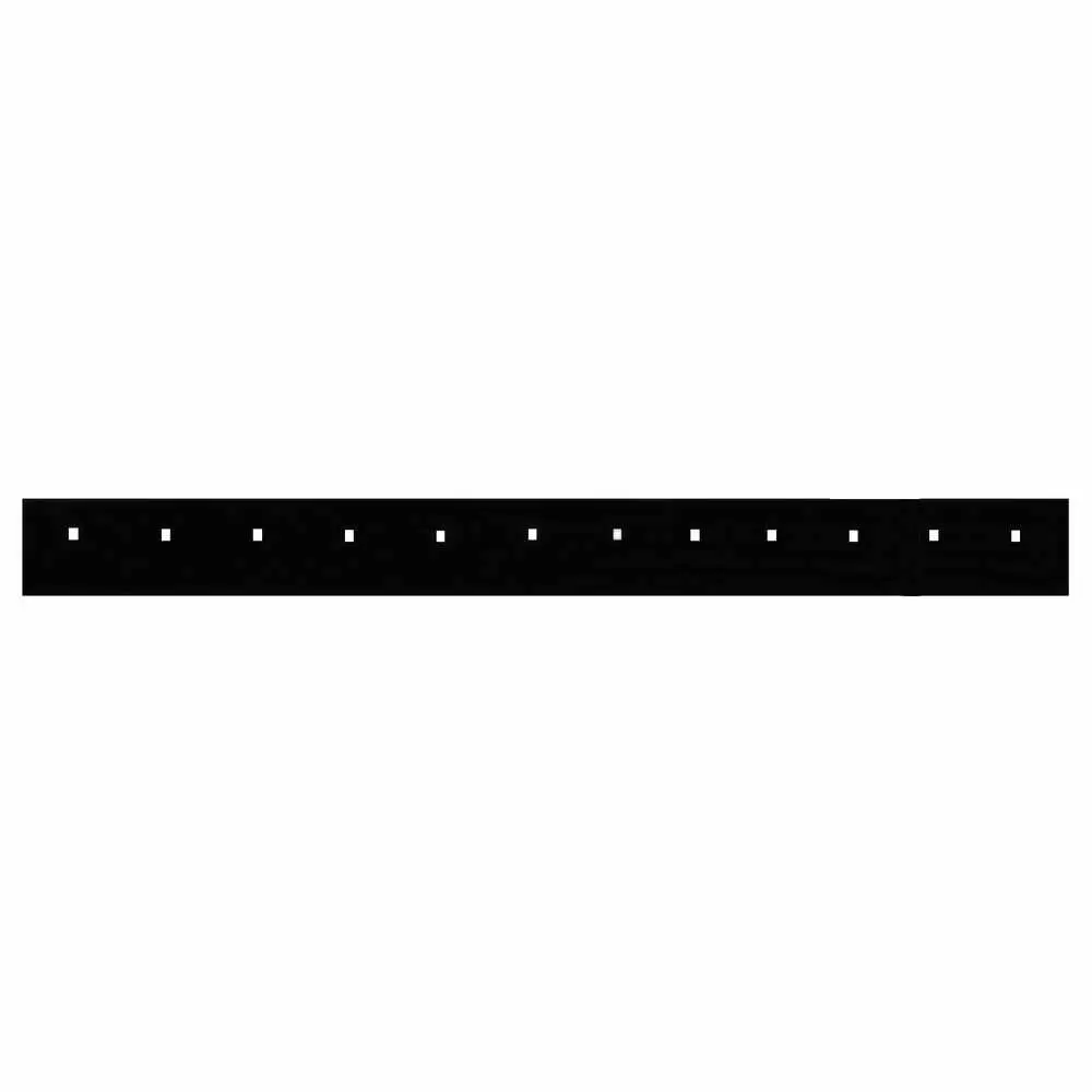 7.5' x 6" x 1/2" High Carbon Steel Cutting Edge Blade - Sno-Way 24/25/MT/HT