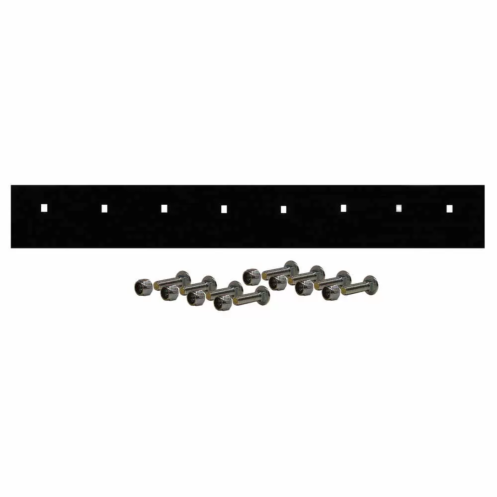 7.5' x 6" x 3/8" Steel Cutting Edge Blade Kit - Western Poly, Poly Pro & Poly Pro 2