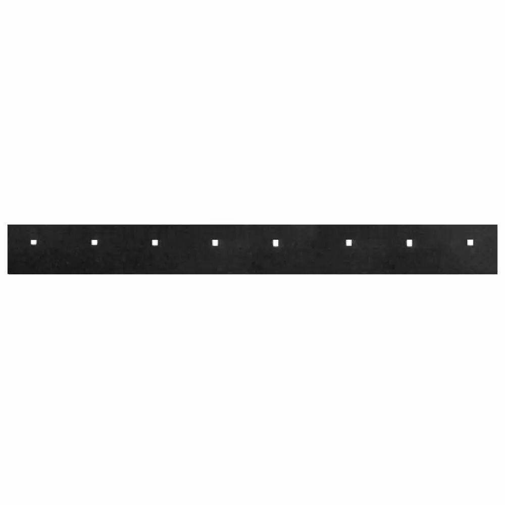 7.5' x 6" x 3/8" Steel Cutting Edge Blade - Western Poly & Poly Pro
