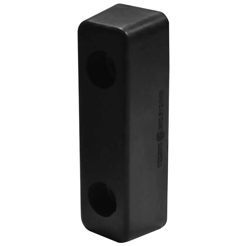 7.75" x 2.5" x 2" Rubber Dock Bumper with 4.5" Hole Centers
