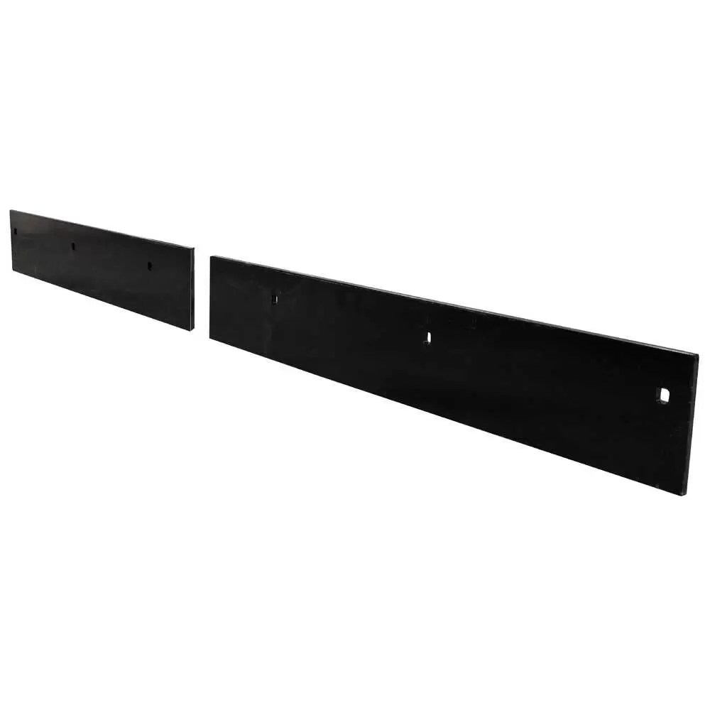 78" Steel with Carbide Insert Cutting Edge Blade 2 Pcs. Top Punch has 6 Mounting Holes - Fits Meyer TM-6.5 & Diamond