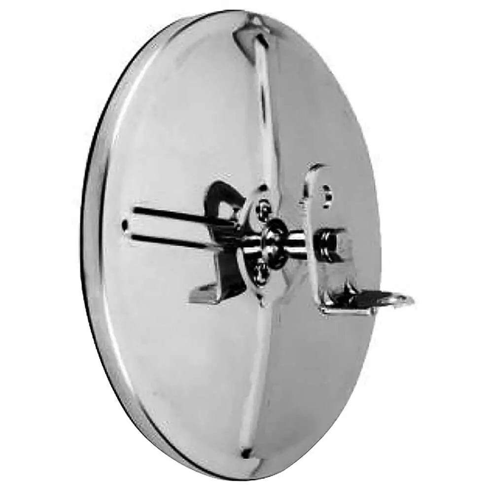 8-1/2" Duraball Center Mount Convex Mirror, Stainless Steel