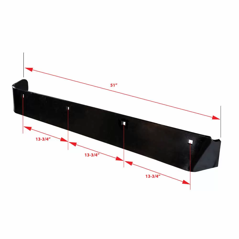 8'-2" Boss DXT Formed Steel Cutting Edge Blade, Passenger Side