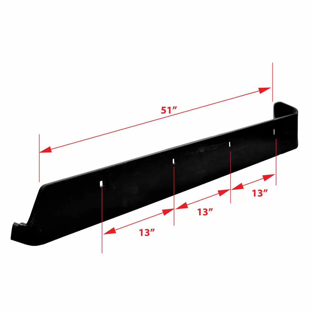 8'-2" Boss V & XT Formed V-Blade Steel Cutting Edge Blade, Driver Side