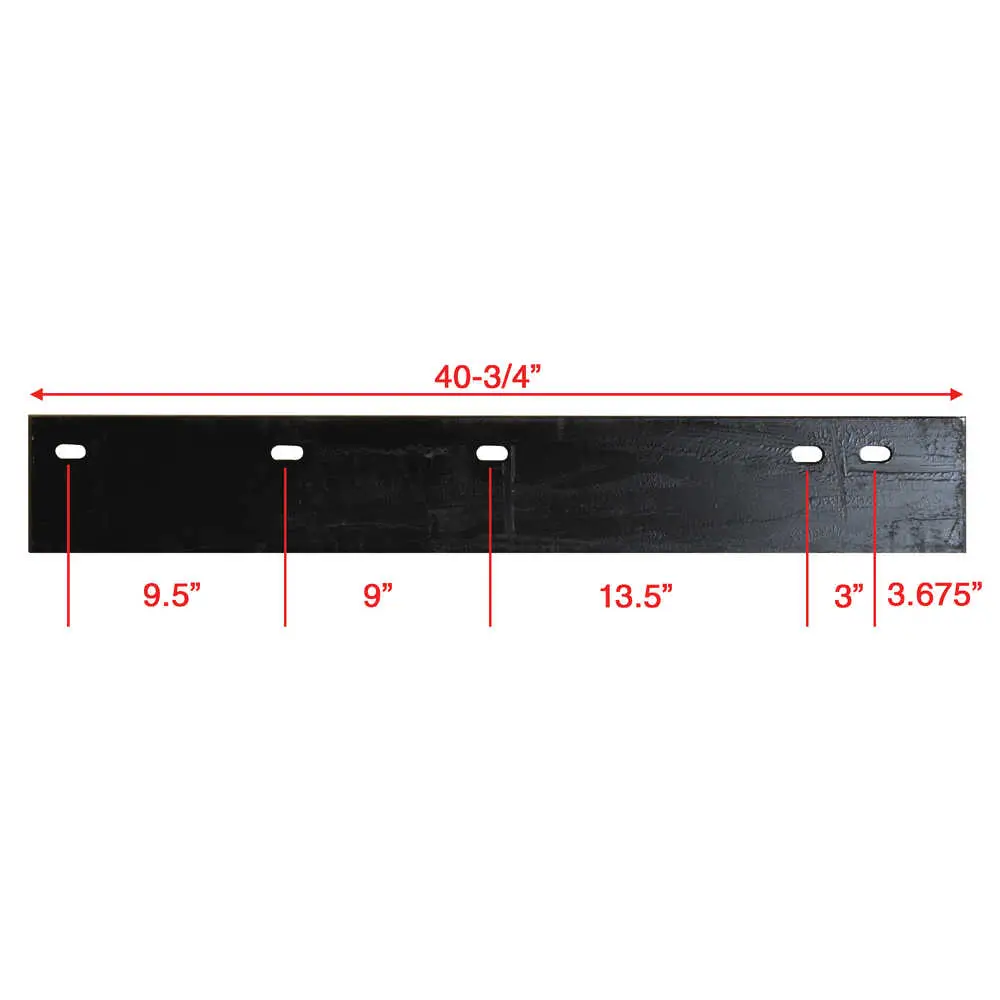 8'-6" High Carbon Steel Cutting Edge for V-Blade - Western MVP Plus, MVP3 & Fisher XV, Extreme