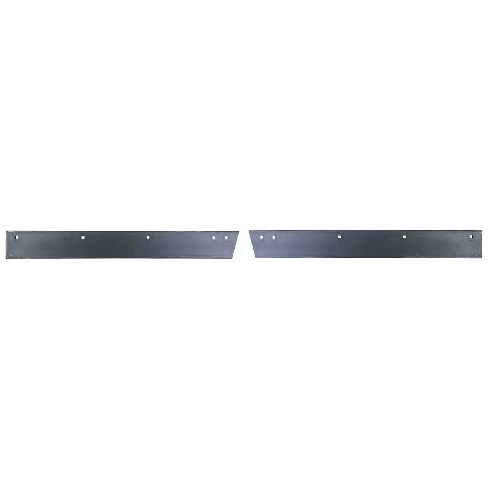 8'-6" Western MVP & Fisher EZV (2) V-Blade High Carbon Steel Cutting Edge Blade Kit with Carbide Inserts