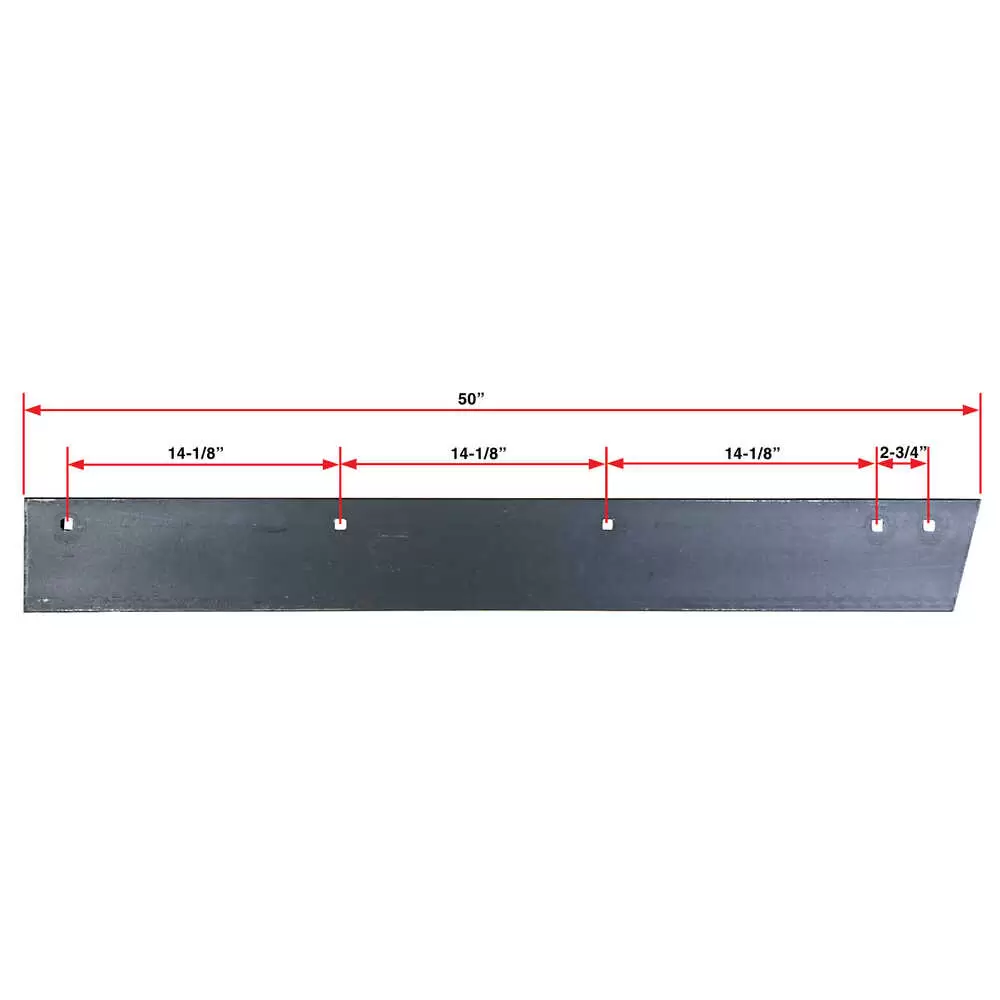 8'-6" Western MVP & Fisher EZV (2) V-Blade High Carbon Steel Cutting Edge Blade Kit with Carbide Inserts