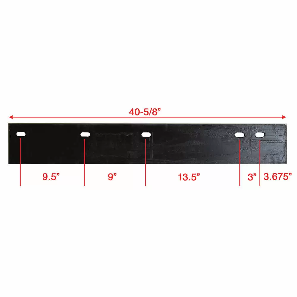 8'-6" Western MVP Plus, MVP3 & Fisher XV, Extreme-V, V-Blade High Carbon Steel Cutting Edge Blade Kit