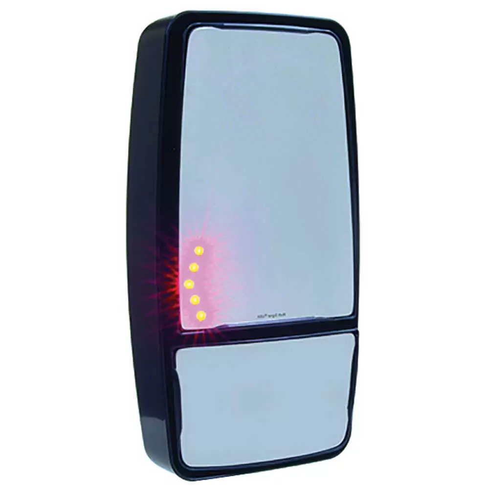 8" x 15" Motorized Dual Head Bottom Mount with LED Arrow - Bottom Mount - Driver side - Left