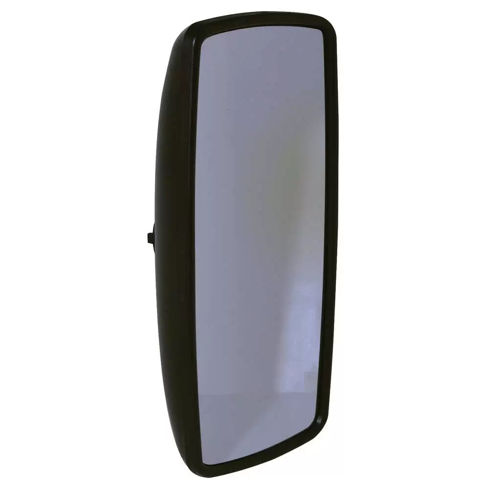 8 x 17 Black Manual Mirror Head with Glass - Non-Heated - universal