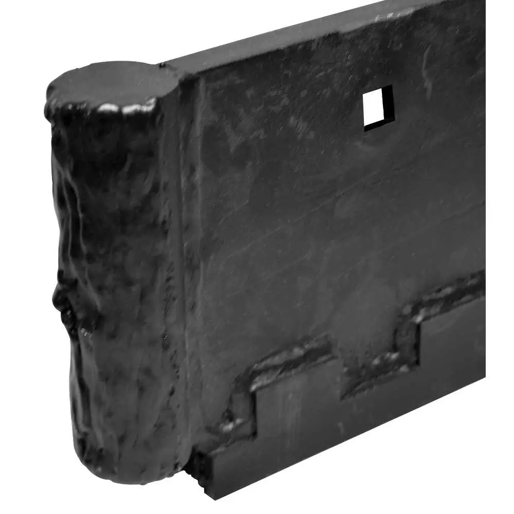 8" x 22" x 3/4" Sabre Left Curb Guard, Hardox & Carbide Insert & Hard-Face Welded Curb Bar