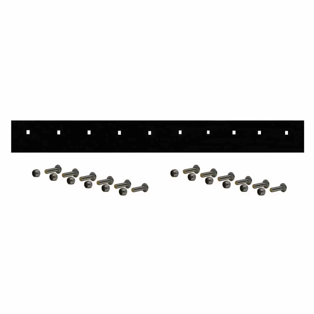 8' x 6" x 1/2" Steel Cutting Edge Top Punch Blade with Hardware Kit - Boss Super Duty STB03003 1304752