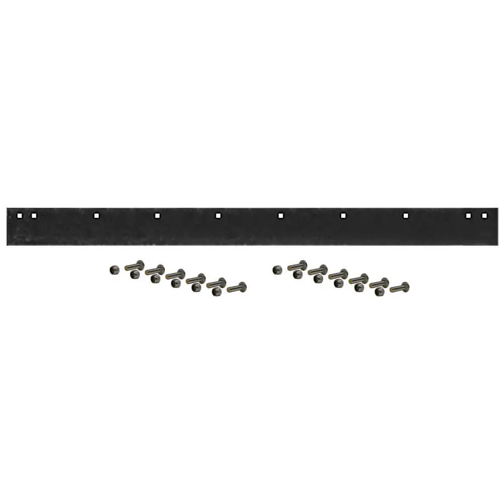 8' x 6" x 1/2" Steel Cutting Edge Top Punch Blade with Hardware Kit - Boss Super Duty/Tripedge/ RTII