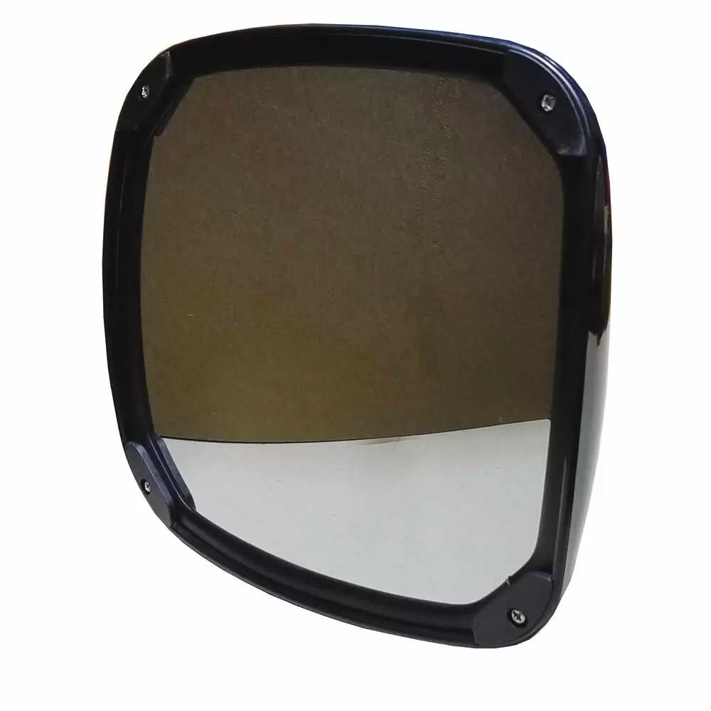 8 x 8.5" Black Convex Universal Mirror Head - Non-heated