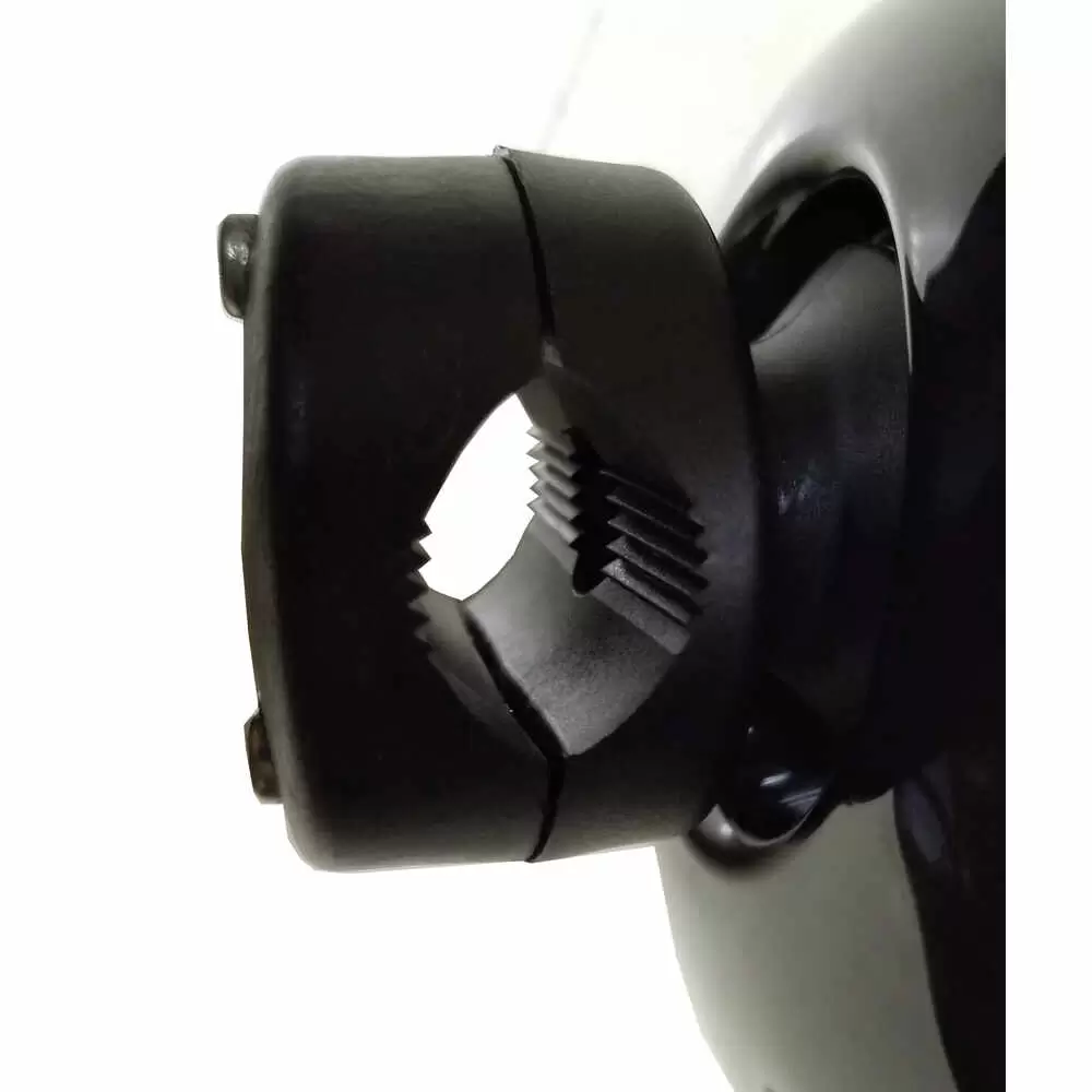 8 x 8.5" Black Heated Universal Convex Mirror Head