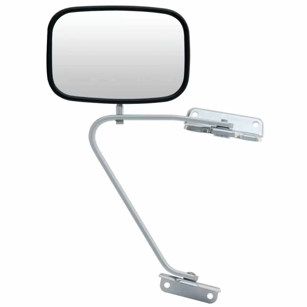 80-84 Ford F100 Pickup Truck Flat Glass Mirror Assembly with 5" x 8" - Left Side