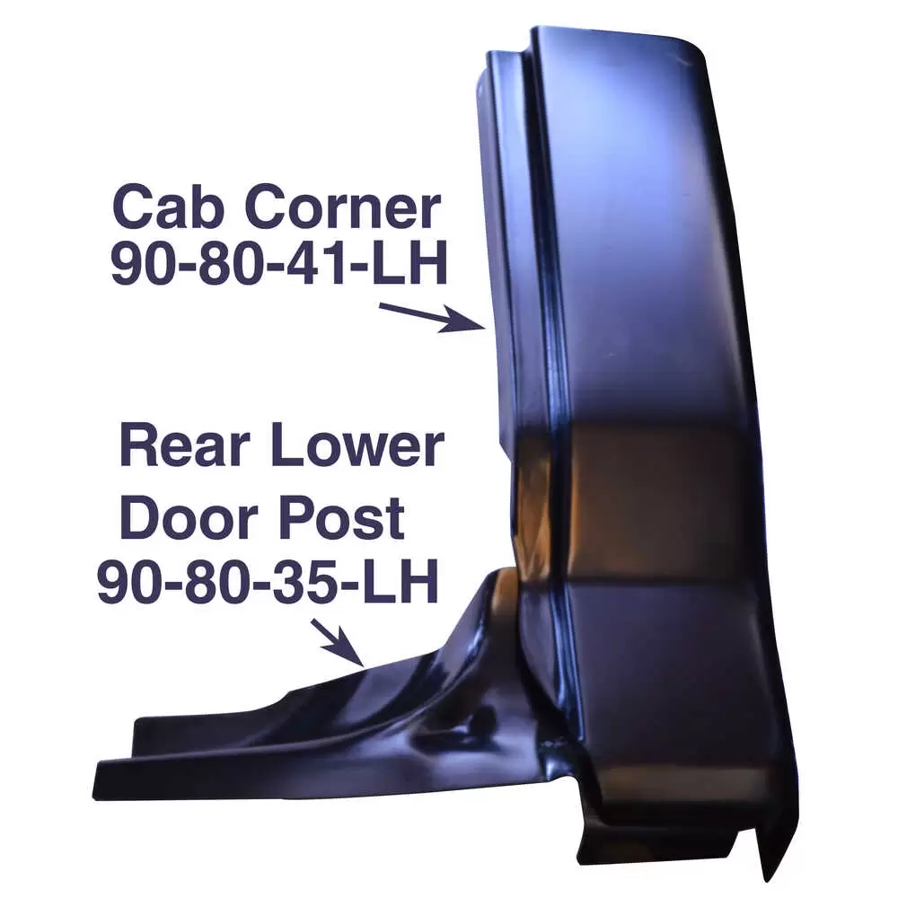 80-86 Ford F150 Pickup Truck Cab Corner - Left Side