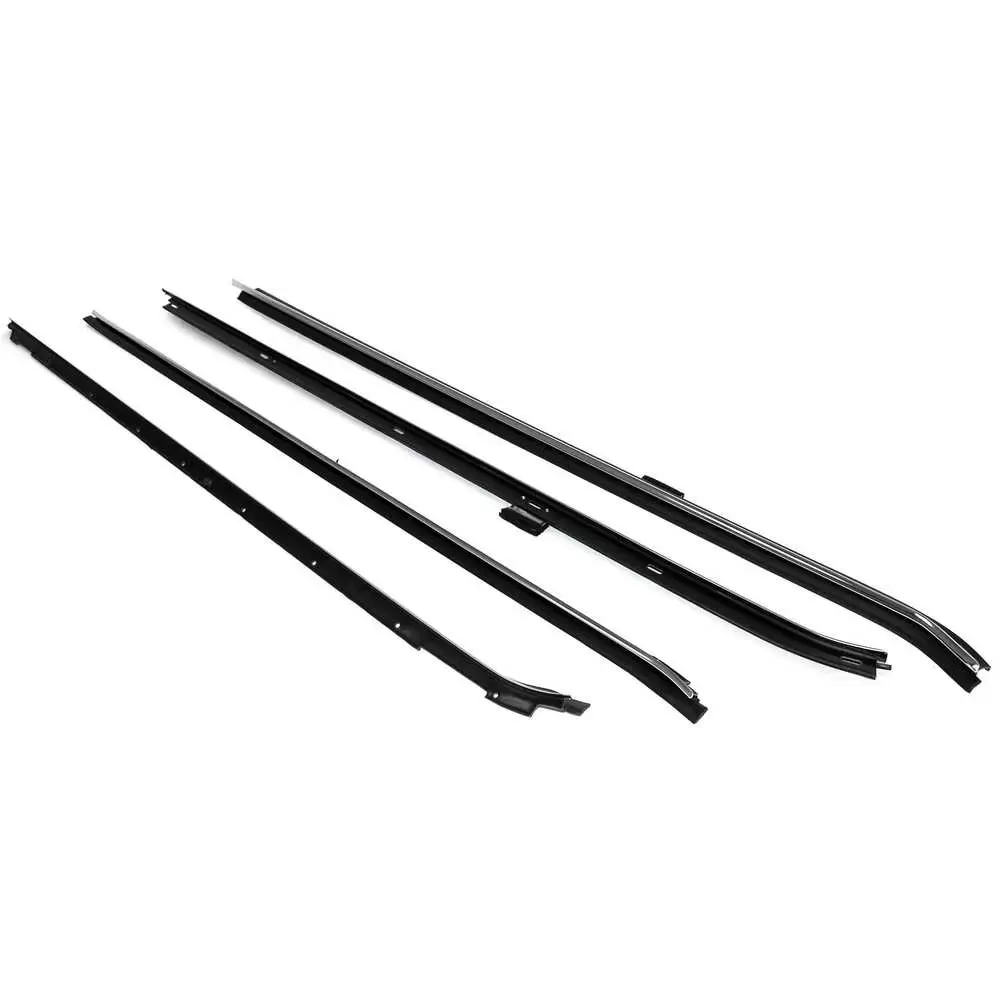 80-90 Chevrolet Impala Inner & Outer Felt Window Sweep Belt Weatherstrip Kit, 2dr