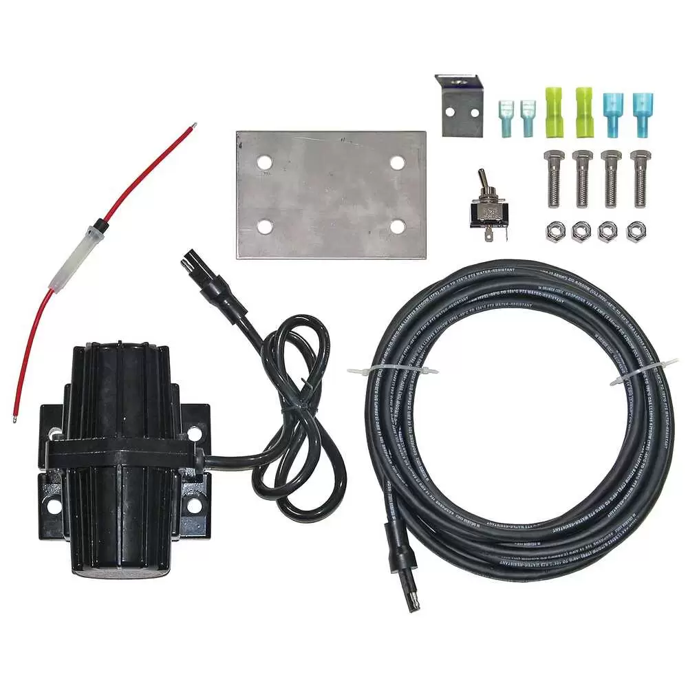 80 Pound Tailgate Spreader Vibrator Kit with Cord and Switch - Buyers SaltDogg 3008241