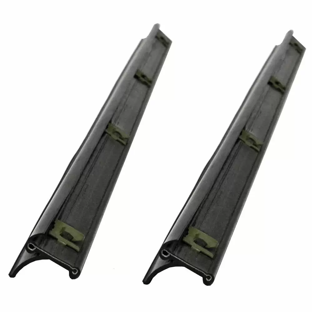 84-91 Jeep Grand Wagoneer SJ 4 Door Rear Door Outer Felt Window Sweep Belt Kit - Pair