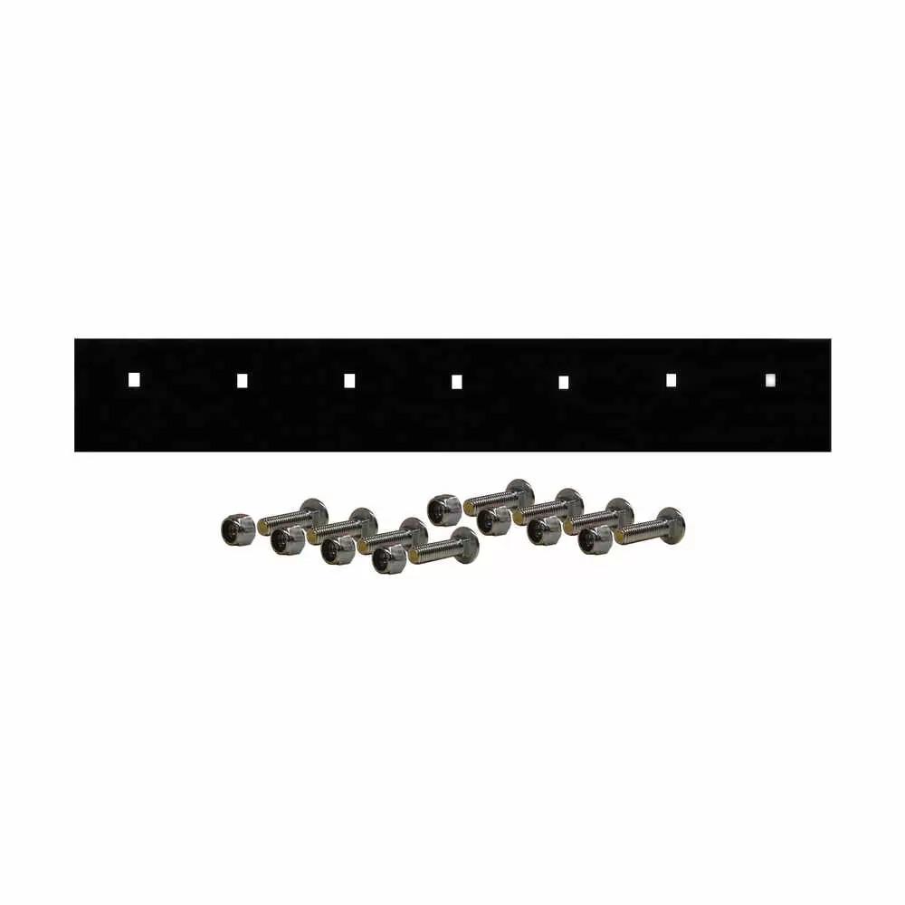 84" x 6" x 3/8" High Carbon Steel Cutting Edge Blade - Meyer ST-84, Lot Pro & Road Pro