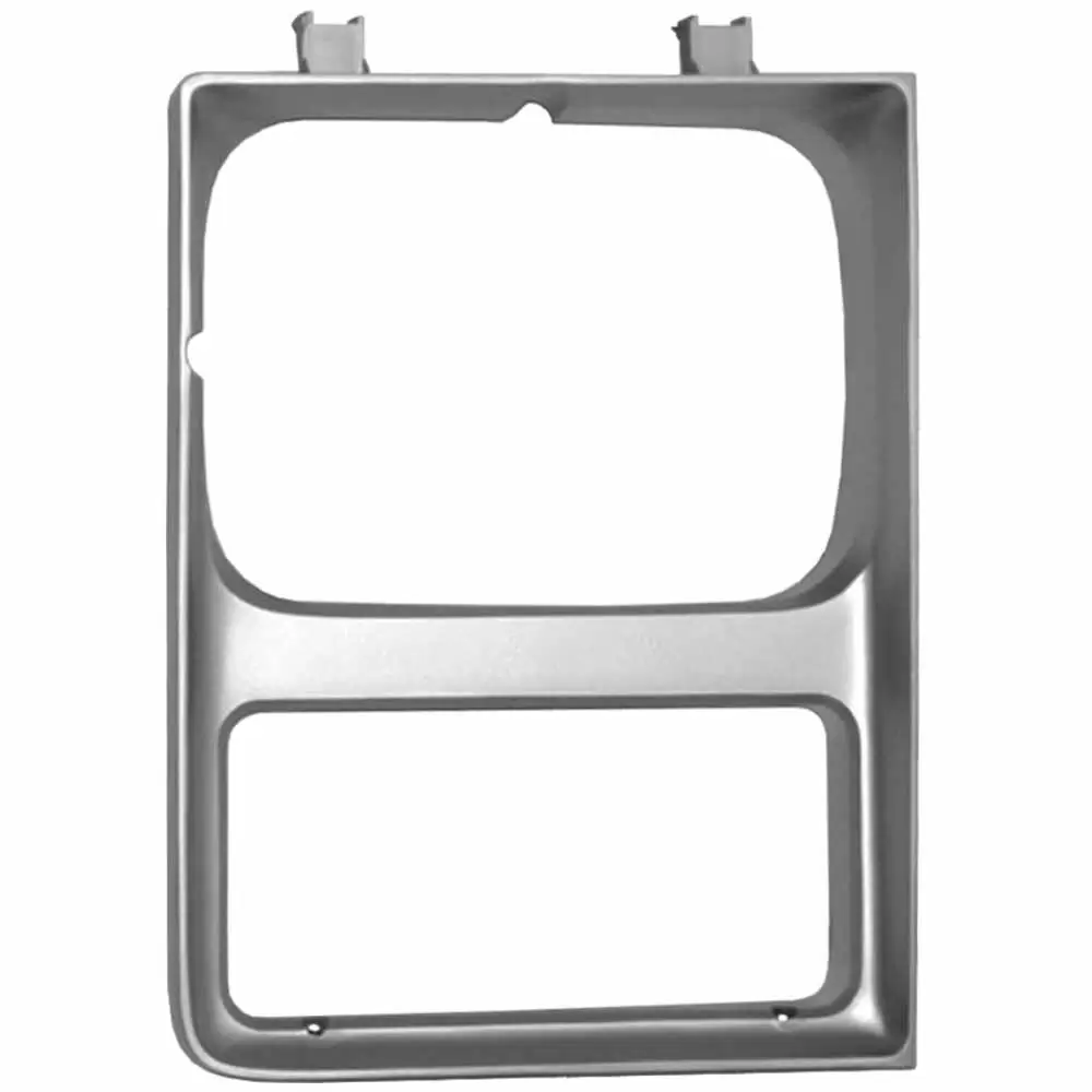 85-87 Chevrolet Pickup Truck CK Headlight Door - Single Rectangular - Silver - Right Side